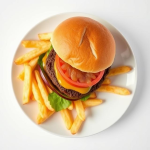 Kids Beef Burger & Chips 